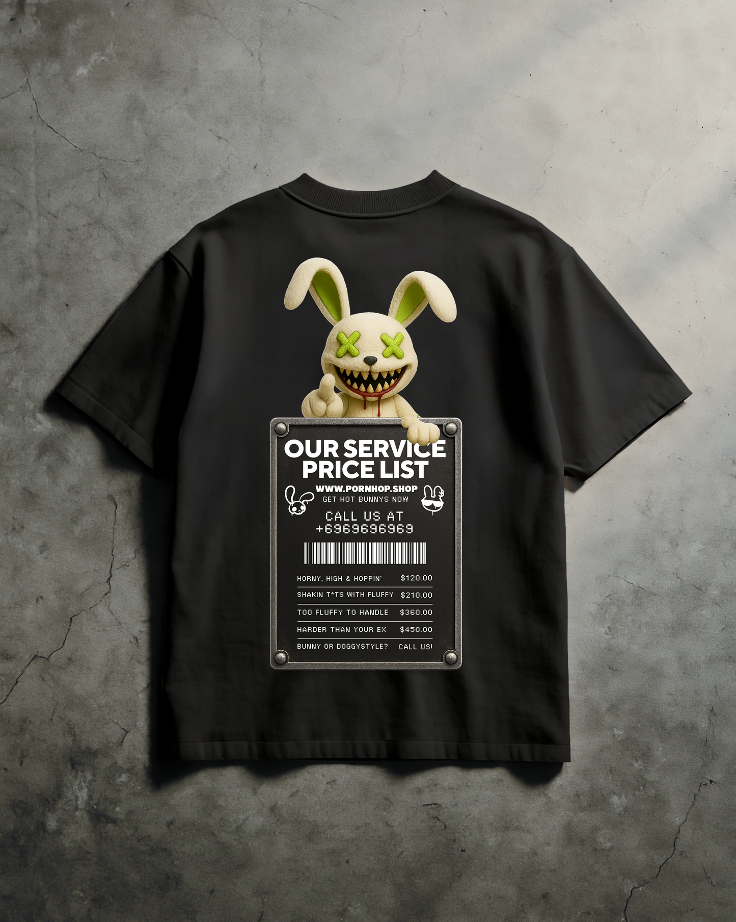 FLUFFY'S ACTIVATED - Oversized T-Shirt (Porn-Hop Edition)
