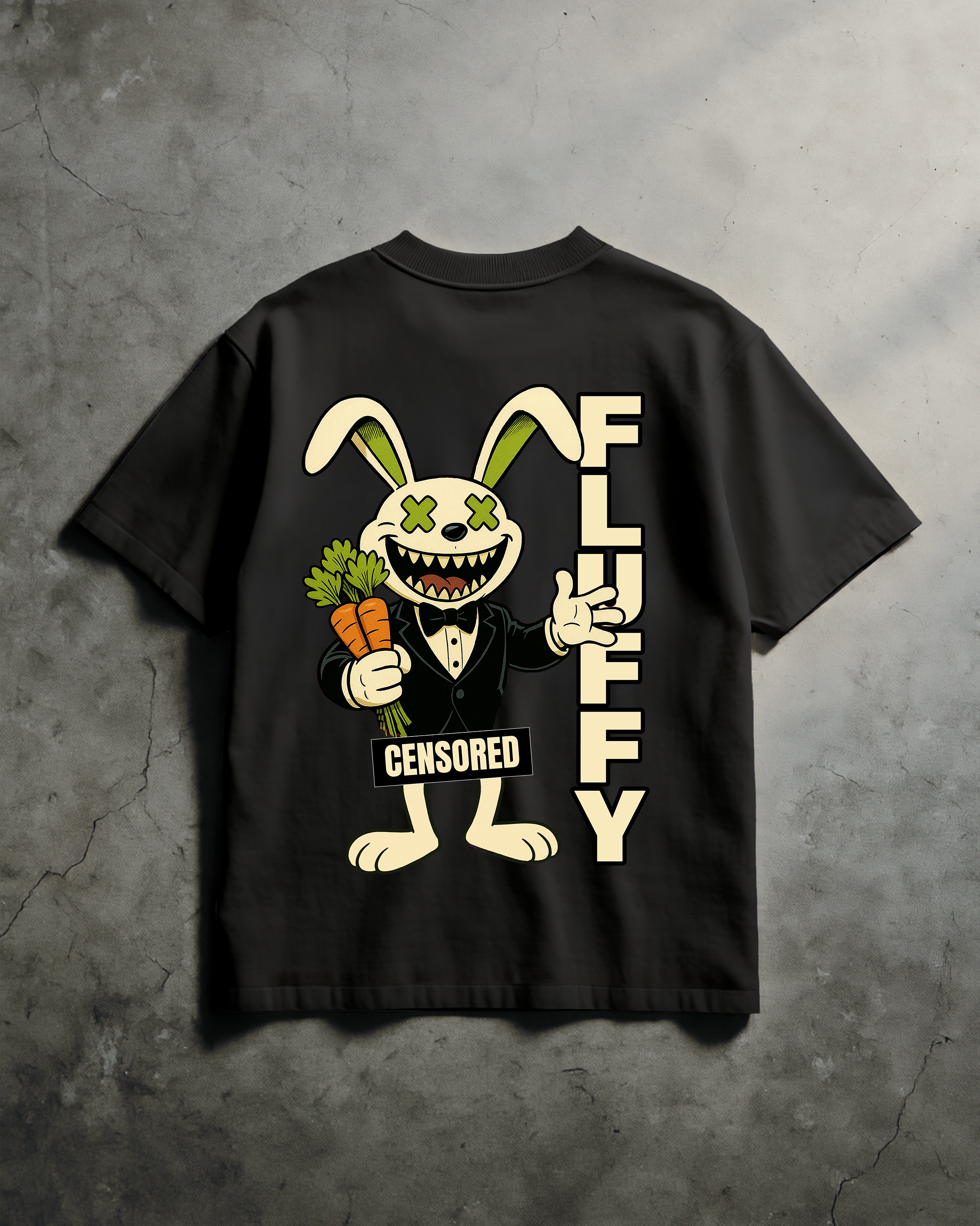 FLUFFY'S ACTIVATED - Oversized T-Shirt (Carrot Cavalier Edition)