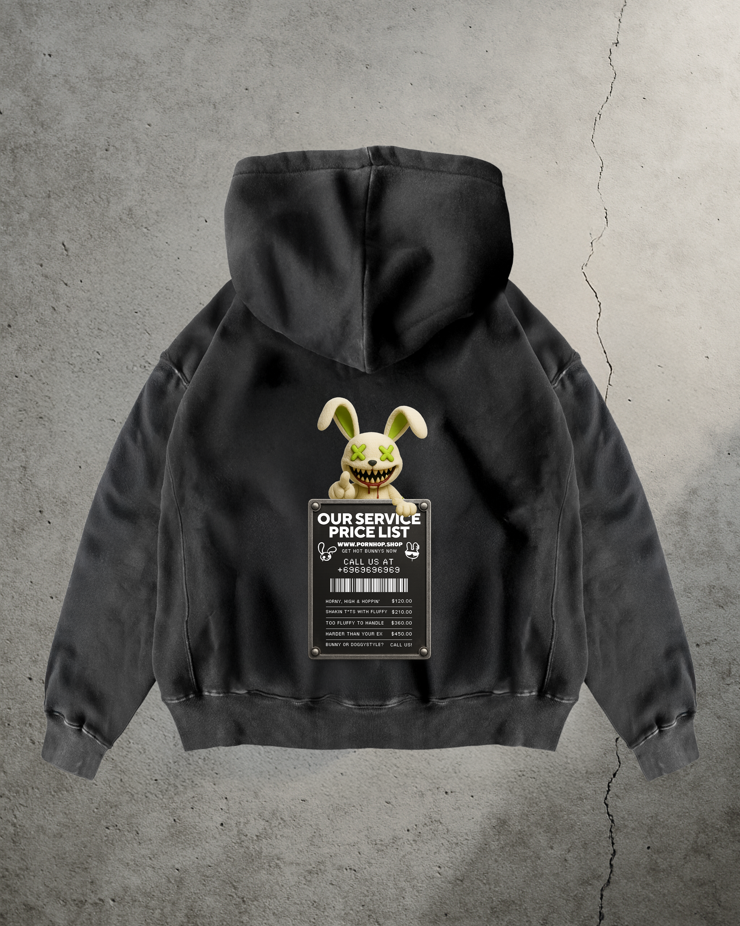 FLUFFY'S ACTIVATED - Oversized Hoodie (Porn-Hop Edition)