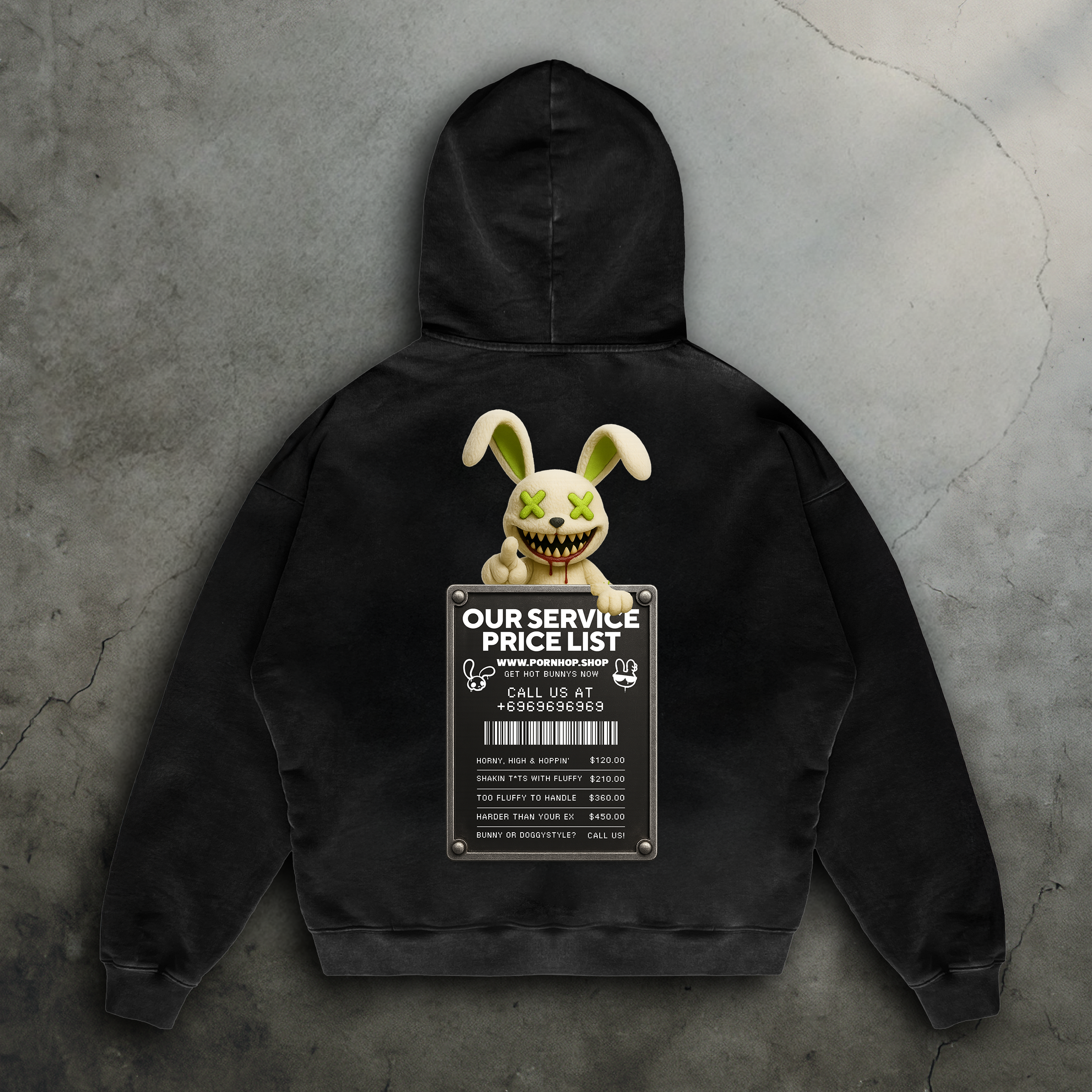FLUFFY'S ACTIVATED - Oversized Hoodie (Porn-Hop Edition)