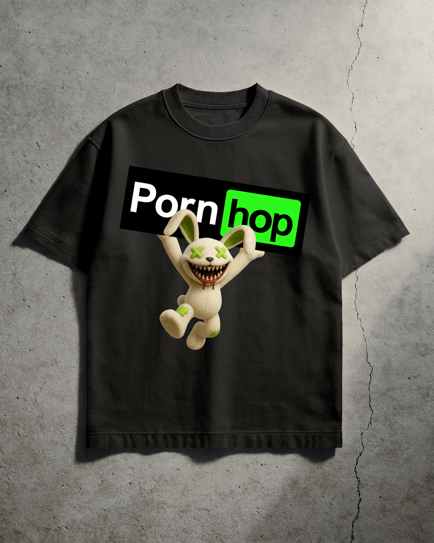 FLUFFY'S ACTIVATED - Oversized T-Shirt (Porn-Hop Edition)