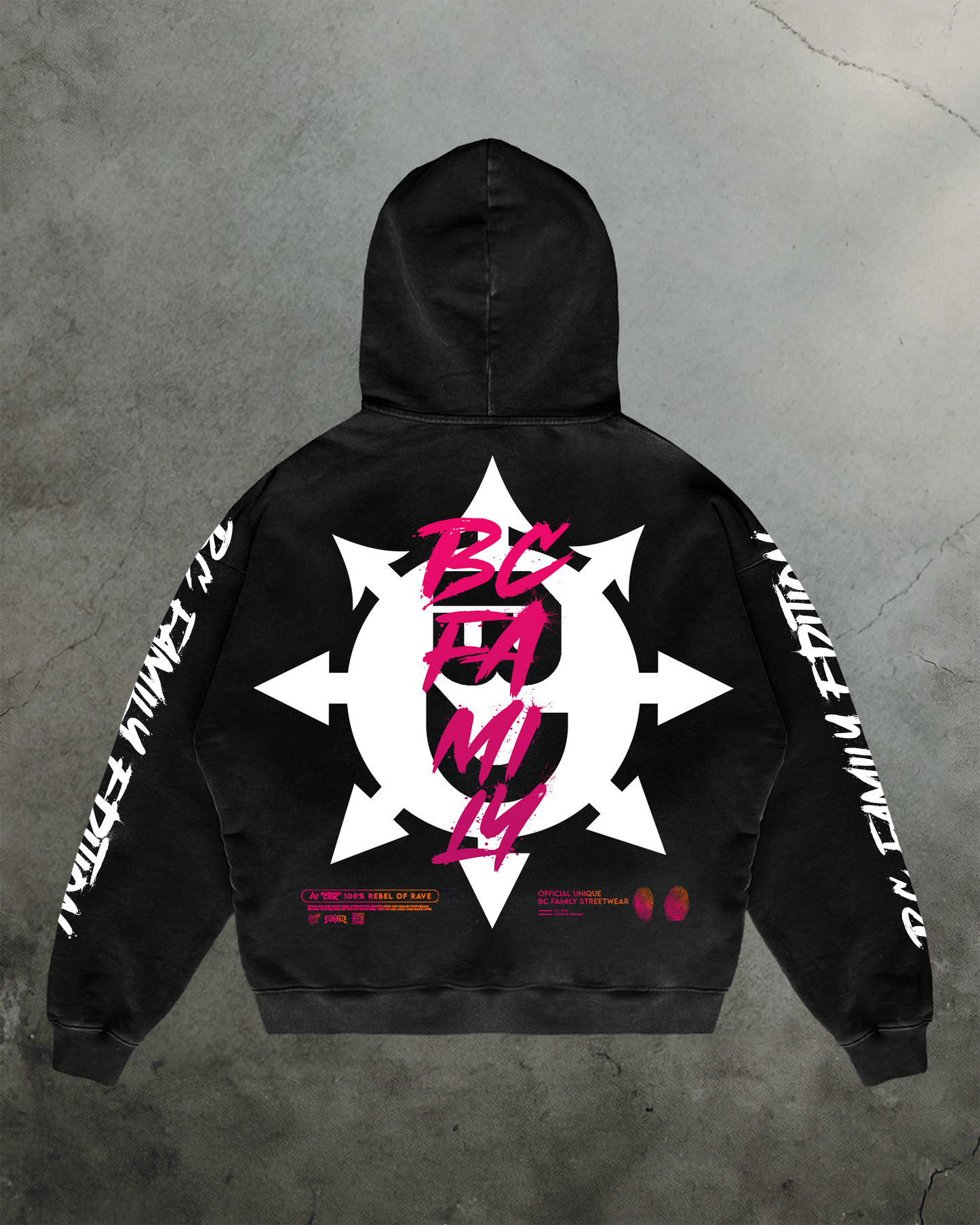 Rebels Of Rave - Oversized Hoodie Family Edition