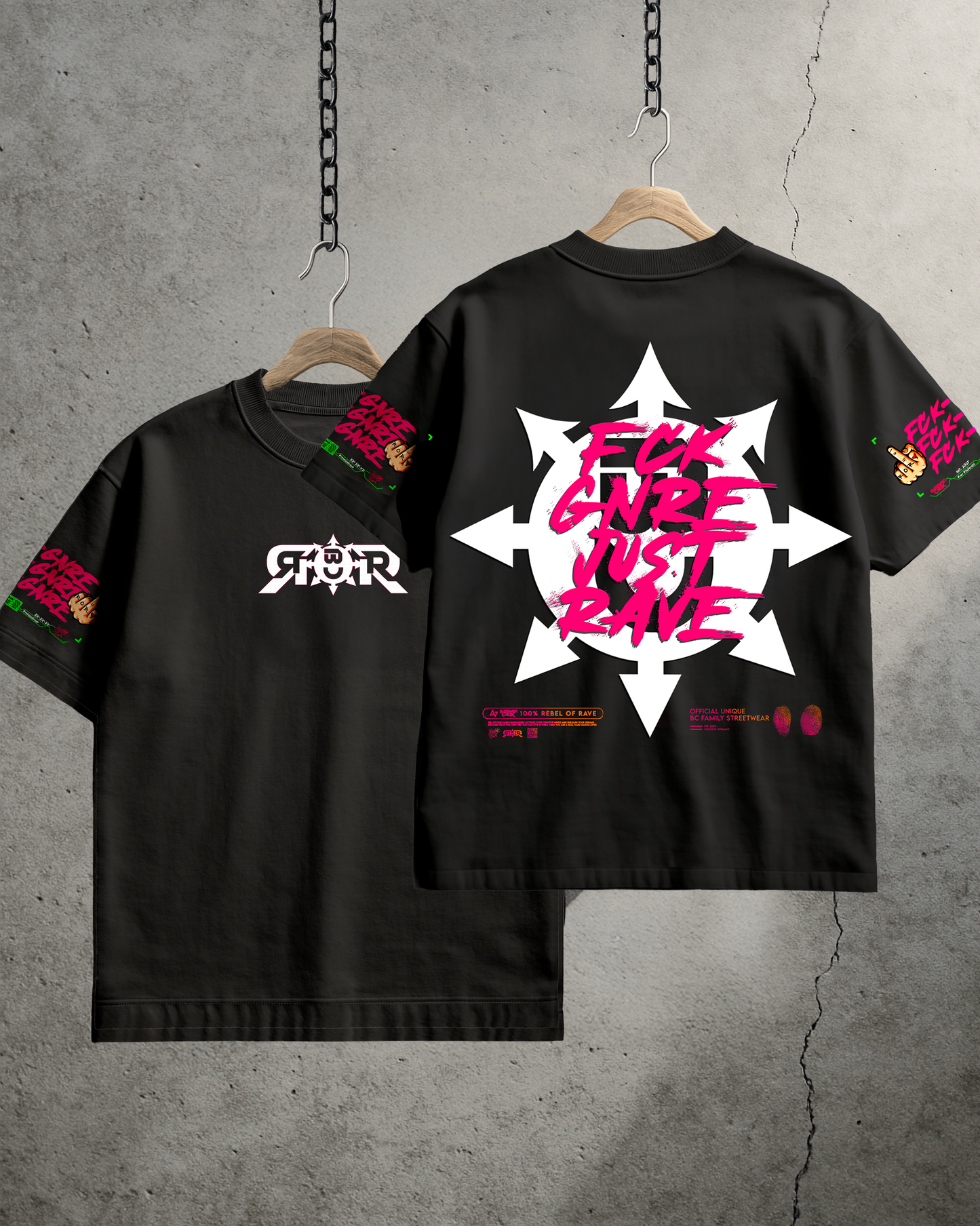 Rebels Of Rave - Oversized T-Shirt